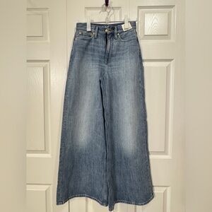 J Crew High Rise Superwide Leg Jeans